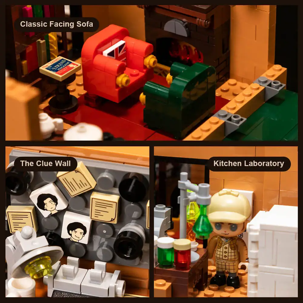 Pantasy Sherlock Holmes Baker Street 221B Apartment