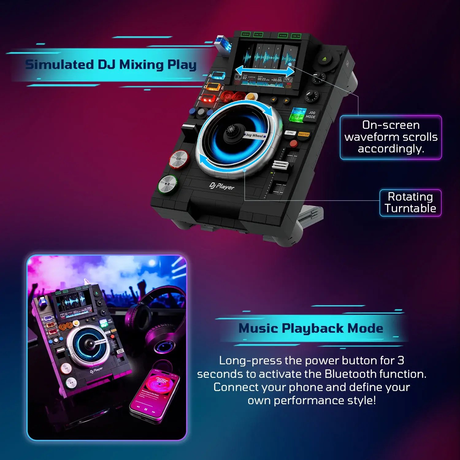 Pantasy DJ Player • Set 85037 • SetDB • Merlins Bricks