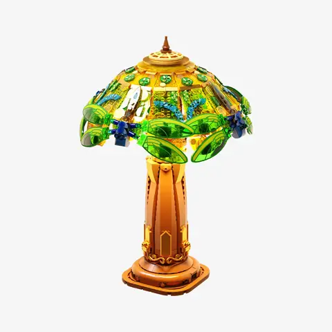 Pantasy Stained Glass Table Lamp • Set 85042 • SetDB