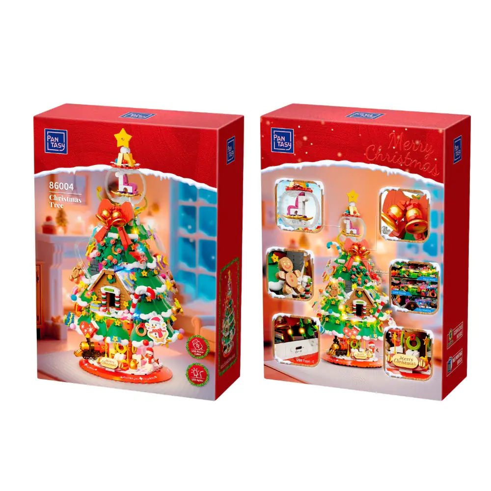 ハン christmas evel④ Pantasy Christmas Tree • Set 86004 • SetDB • Merlins Bricks