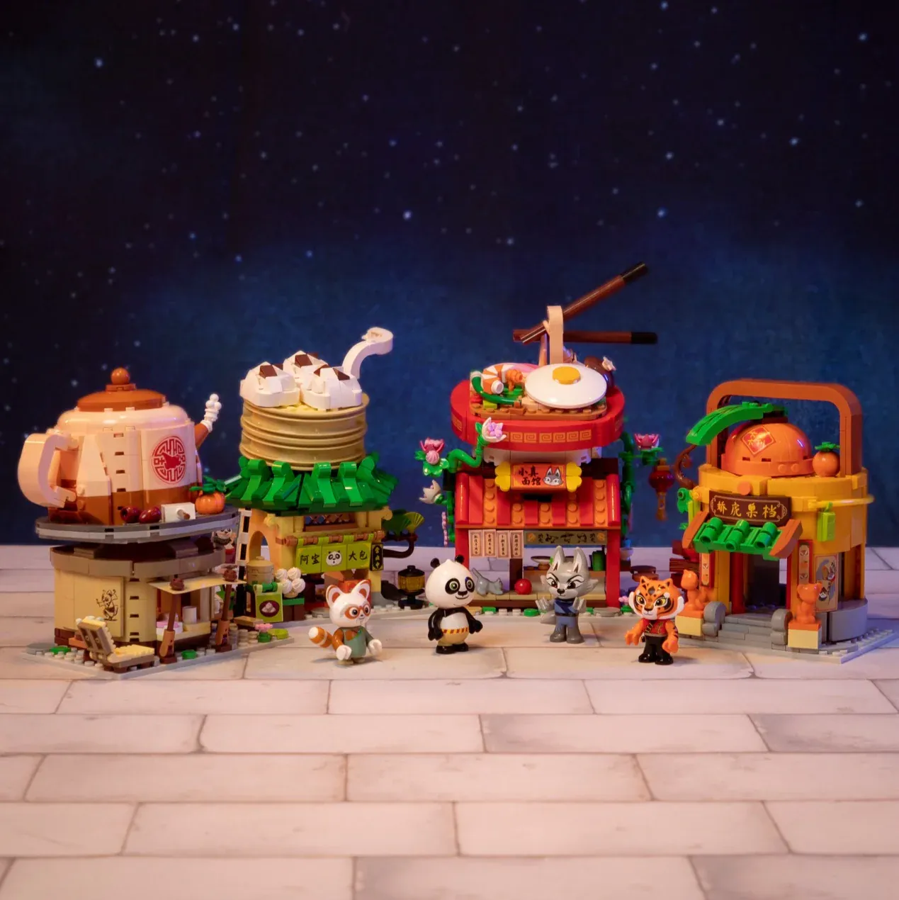 Pantasy Kung Fu Panda Mini Street View Tigress's Fruit Store