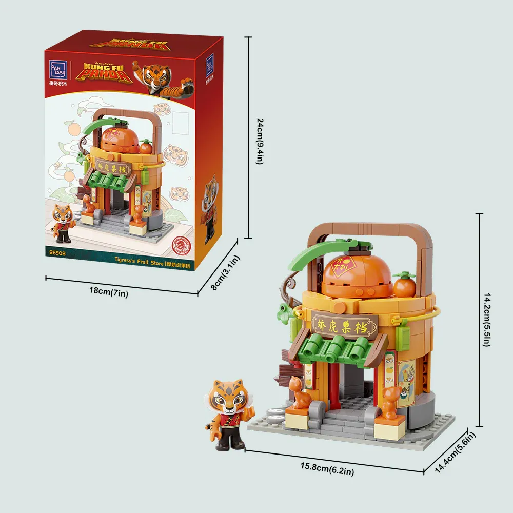 Pantasy Kung Fu Panda Mini Street View Tigress's Fruit Store