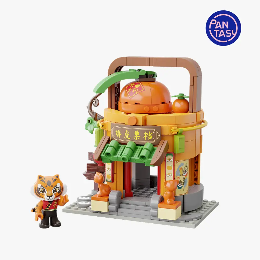 PANCRASE KING OF PANCRASE フィギュアセット Pantasy Kung Fu Panda Mini Street View Tigress's Fruit Store