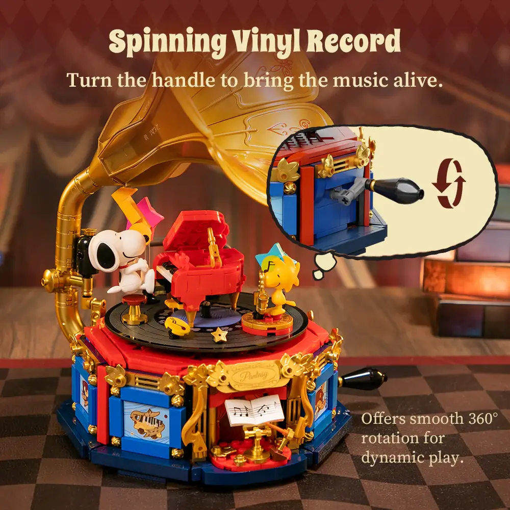 Pantasy Peanuts Snoopy Party Phonograph • Set 86911 • SetDB