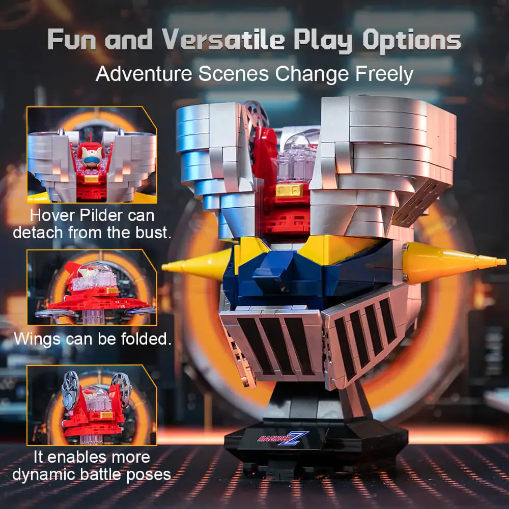 Pantasy Mazinger Z Head Carving • Set 87302 • SetDB