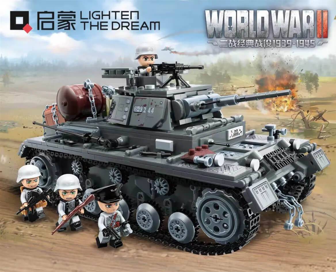 Char moyen Panzerkampfwagen III de la Seconde Guerre mondiale (QMAN-21028) — Prix et comparaison | Brick Broker