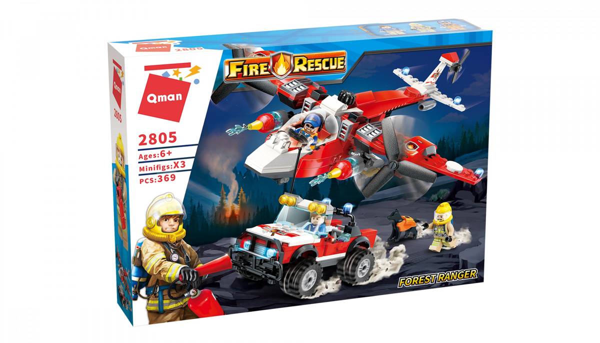 Qman Forest Ranger • Set 2805 • SetDB • Merlins Bricks