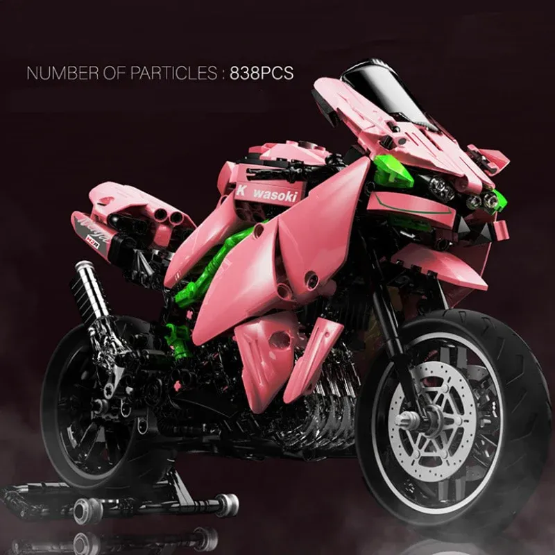 ロゼさま　追加分 Qi Zhi Le Kawasaki H2R pink • Set 85002 • SetDB