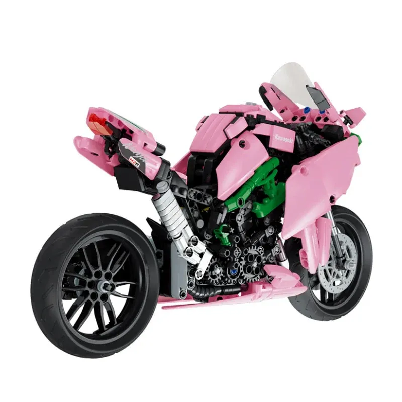 Qi Zhi Le Kawasaki H2R pink • Set 85002 • SetDB