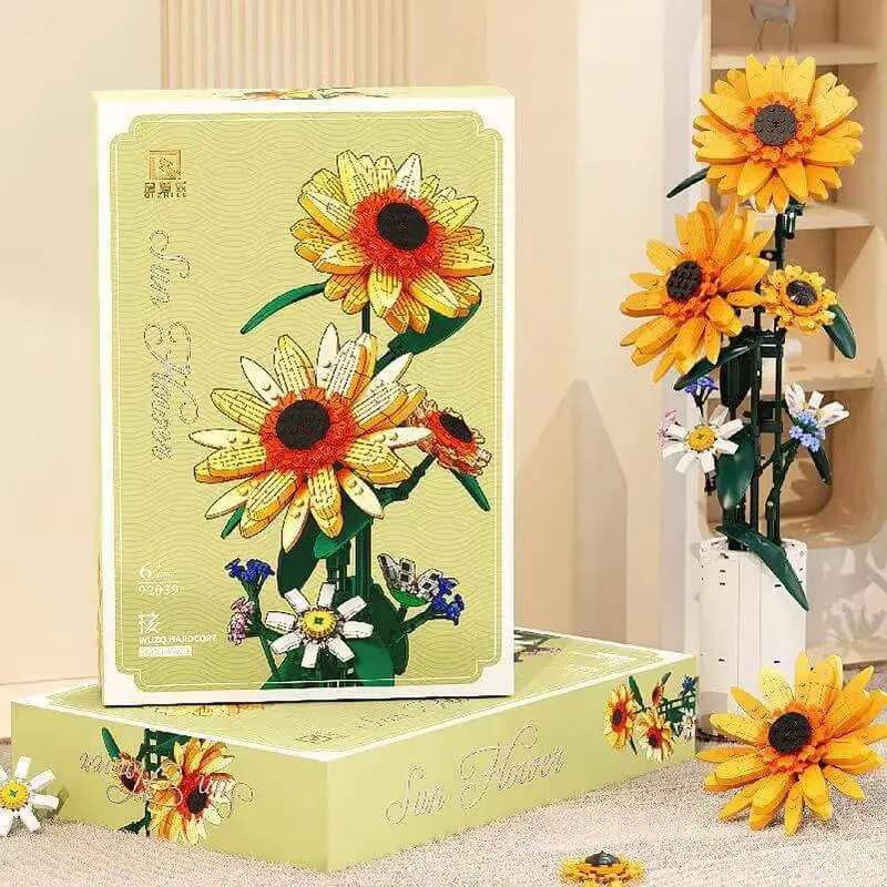 Qi Zhi Le Sun Flower • Set 92039 • SetDB • Merlins Bricks