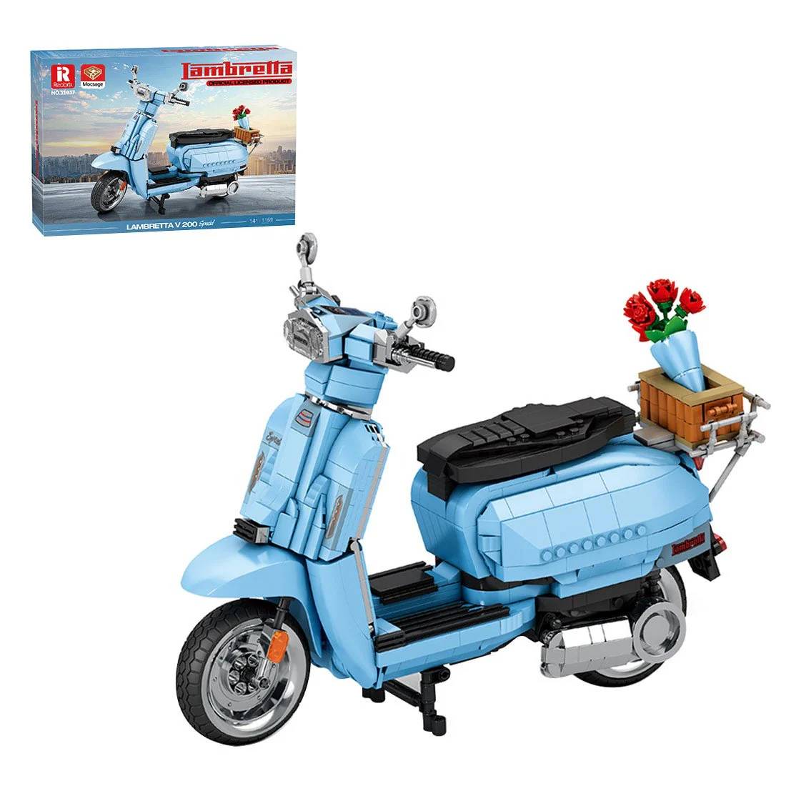 Reobrix Blue Lambretta V200 • Set 11037 • SetDB