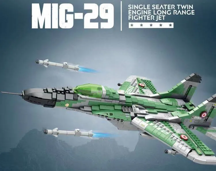 Reobrix Mig-29 • Set 33024 • SetDB • Merlins Bricks