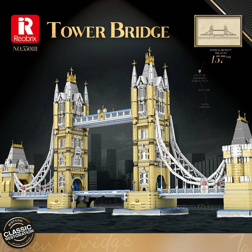 Reobrix Tower Bridge • Set 55018 • SetDB • Merlins Bricks