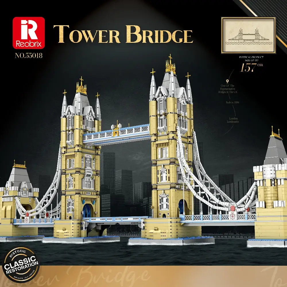 Reobrix Tower Bridge • Set 55018 • SetDB • Merlins Bricks