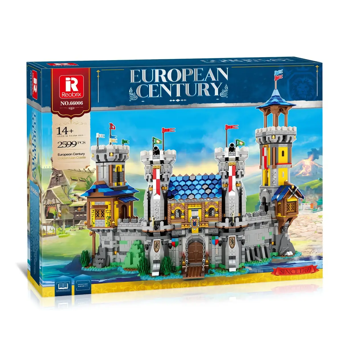 Reobrix European Century Golden Lion Castle • Set 66006