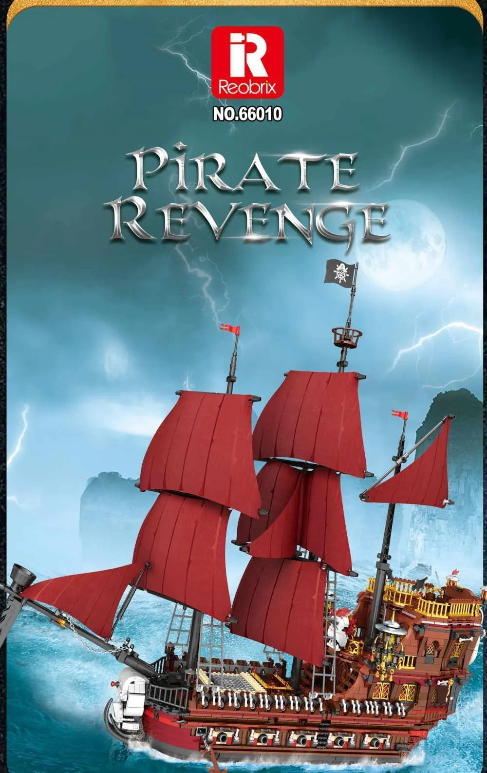 Piececool 3D Metal Puzzle - Queen Anne's Revenge Pirate Ship