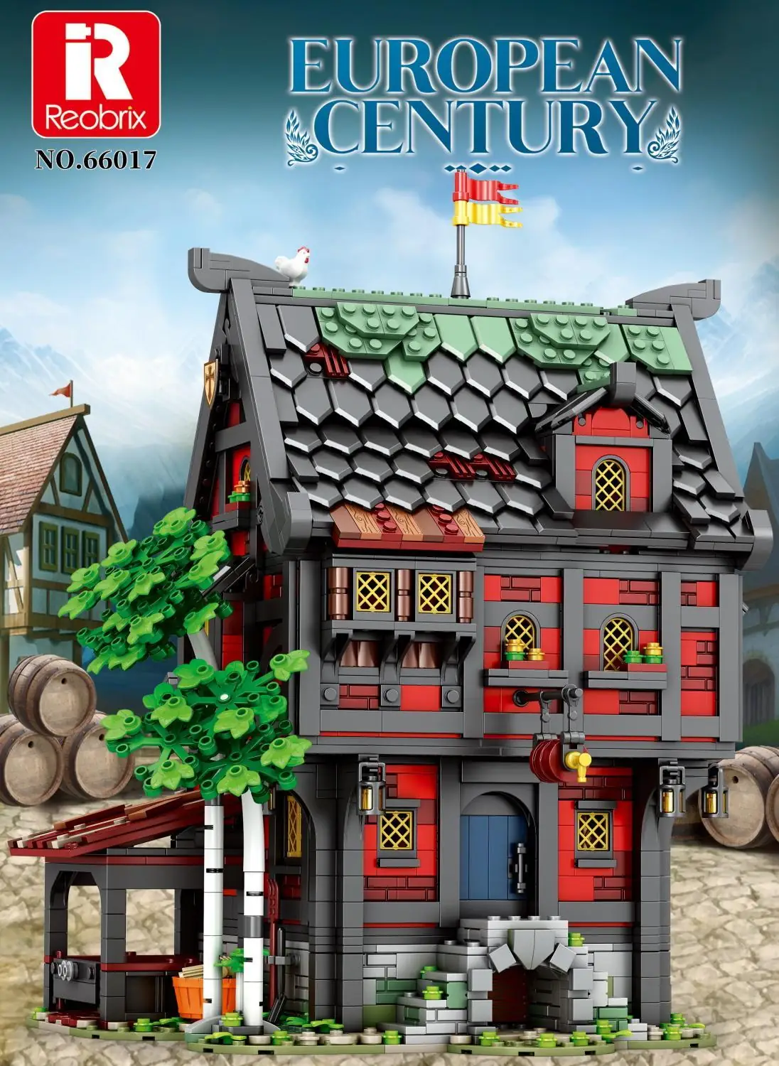 Reobrix Medieval Tavern THE CRUSADER'S INN • Set 66017