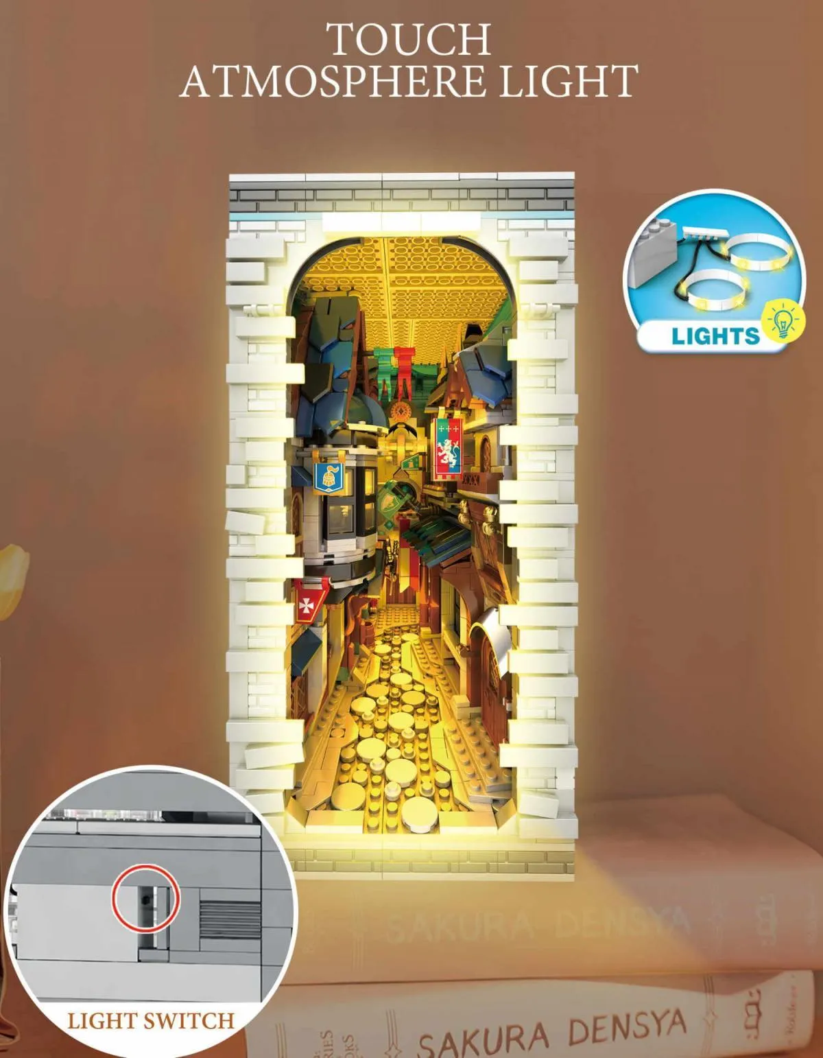 Reobrix European Century Book Nook • Set 66026 • SetDB