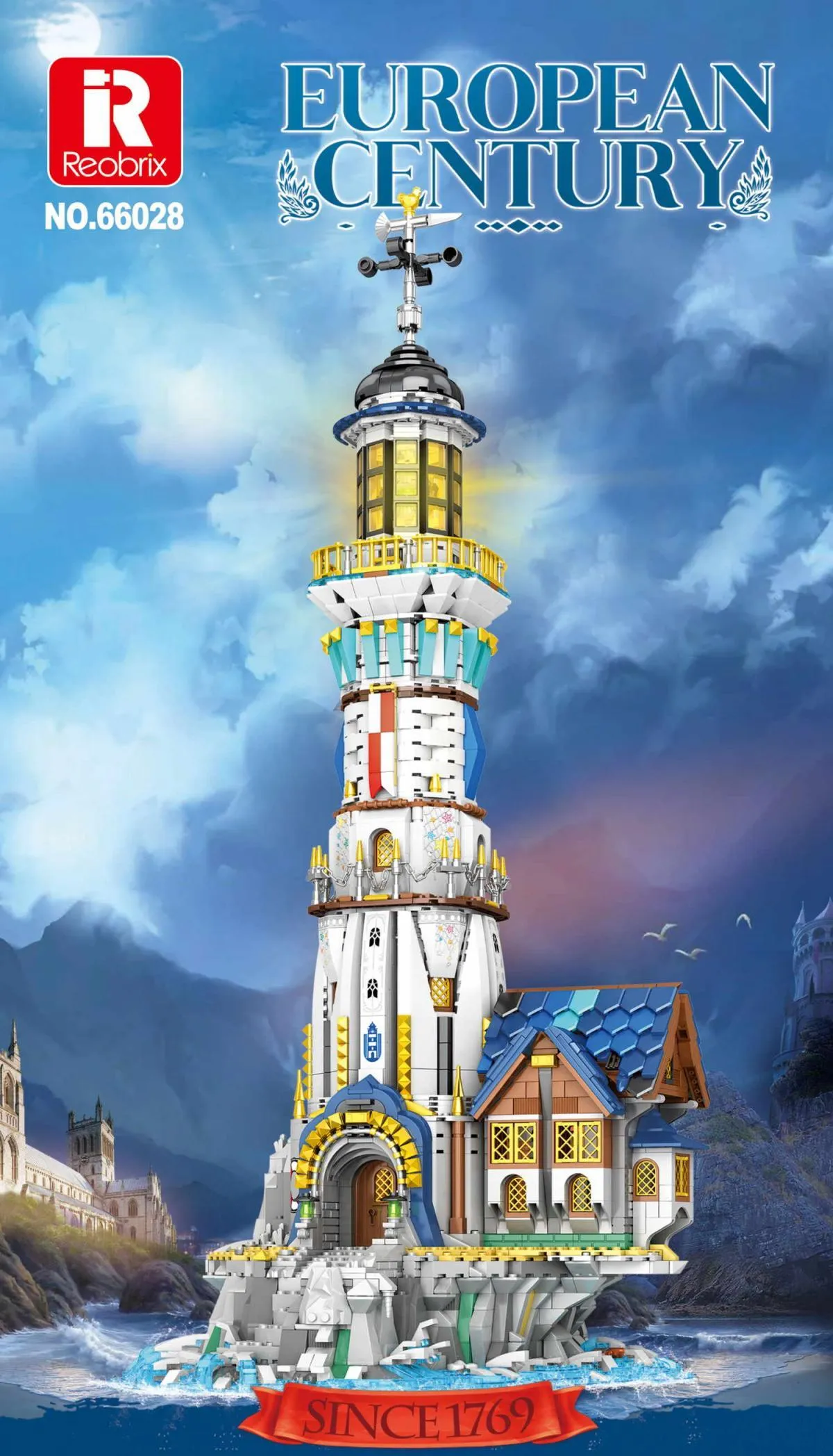 Reobrix European Century Lighthouse • Set 66028 • SetDB