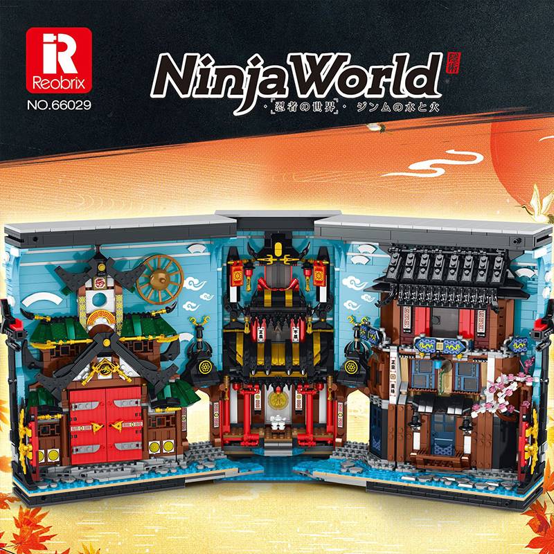 Reobrix Ninja Book Nook • Set 66029 • SetDB • Merlins Bricks