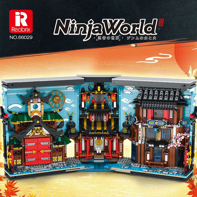 Reobrix Ninja Book Nook • Set 66029 • SetDB • Merlins Bricks