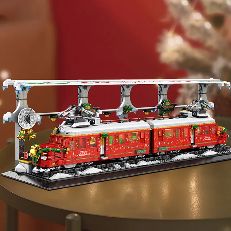 Reobrix Christmas train • Set 66034 • SetDB • Merlins Bricks