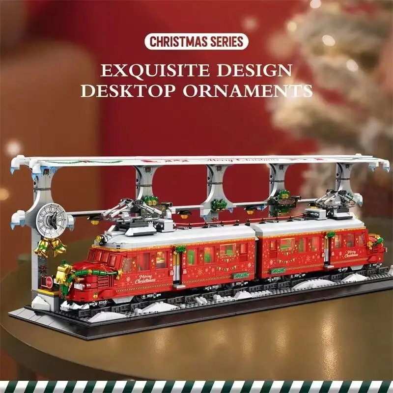 Reobrix Christmas train • Set 66034 • SetDB • Merlins Bricks Reobrix Christmas train • Set 66034 • SetDB • Merlins Bricks