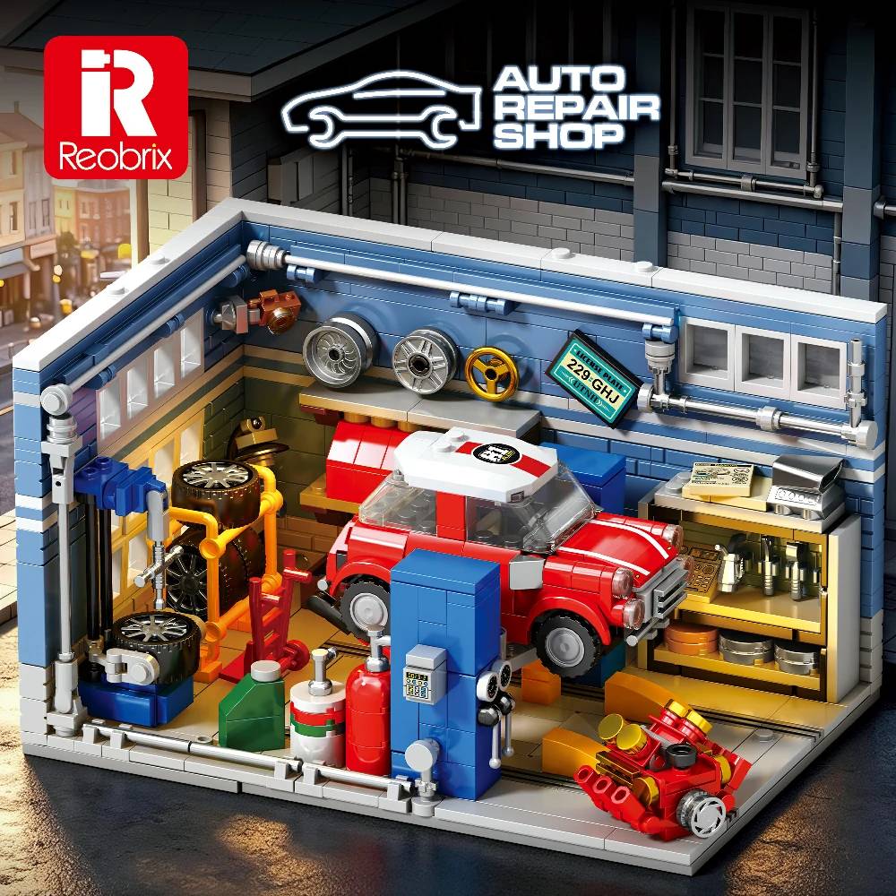 Reobrix Auto Repair Shop • Set 66301 • SetDB