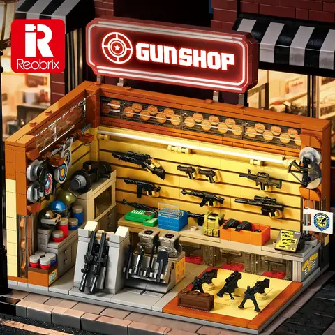 Reobrix Gun Shop • Set 66302 • SetDB • Merlins Bricks