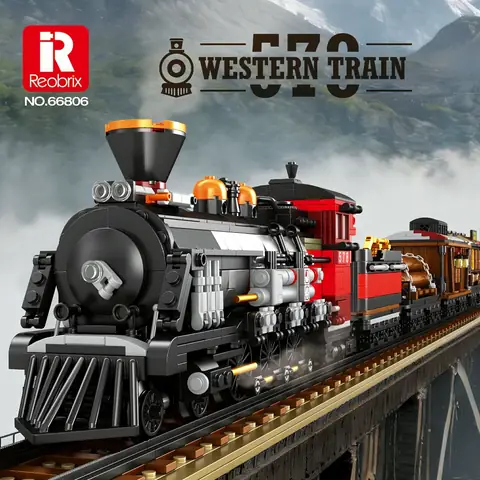 Reobrix Christmas train • Set 66034 • SetDB • Merlins Bricks