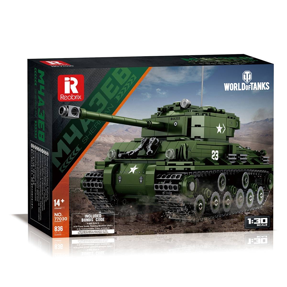 Char M4A3E8 Sherman (REO-77030) — Prix et comparaison | Brick Broker