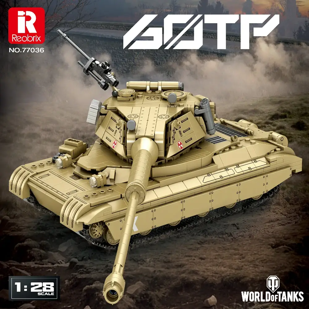 Reobrix World of Tanks 60TP Tank • Set 77036 • SetDB