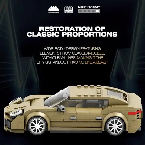 Reobrix Sports Car • Set 821 • SetDB • Merlins Bricks