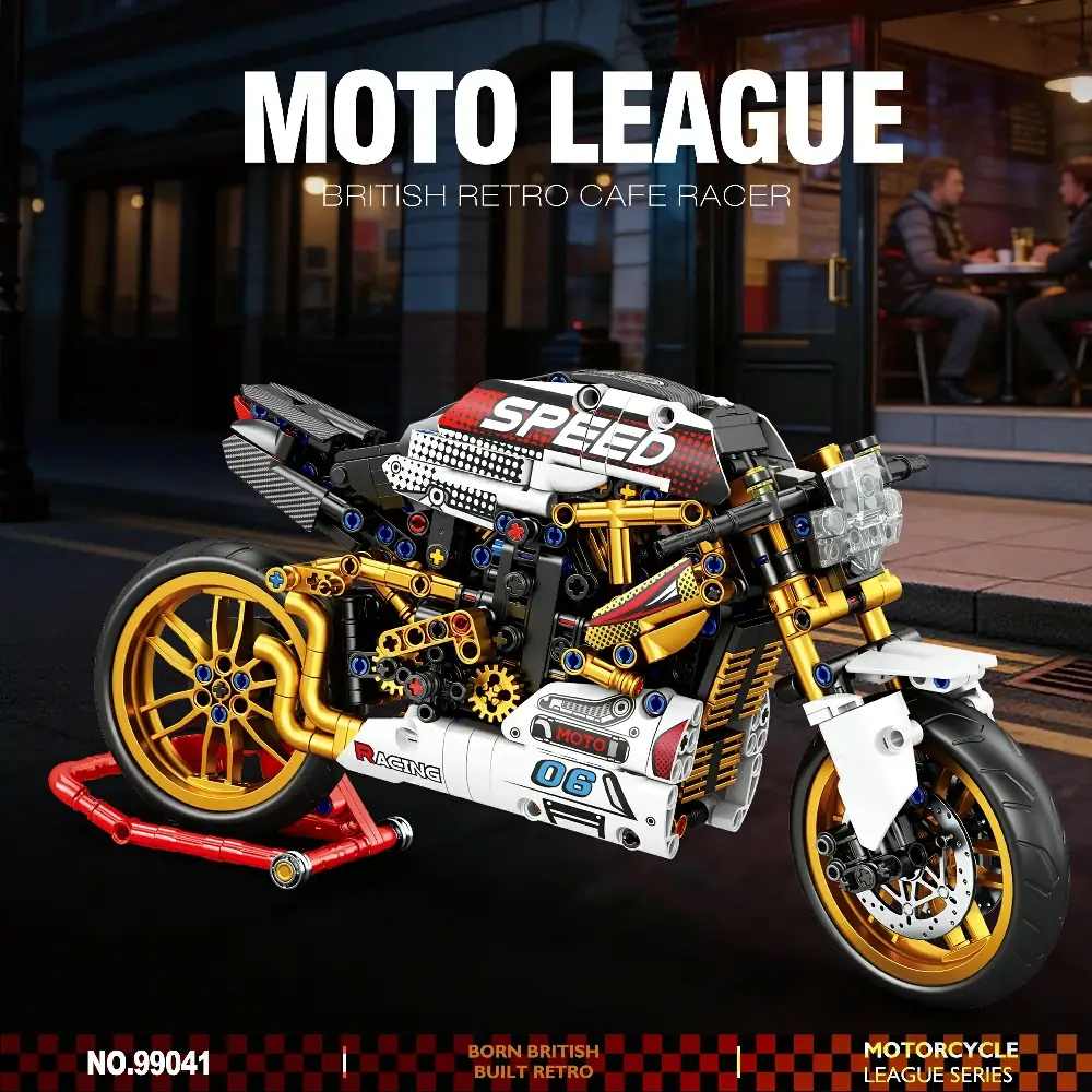 Reobrix Motorcycle • Set 99041 • SetDB • Merlins Bricks