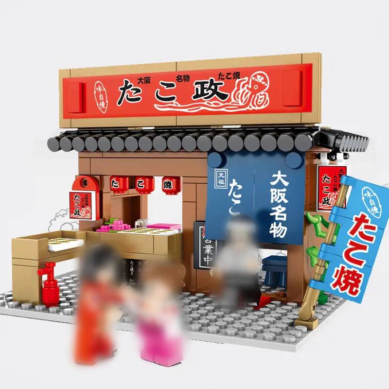 Vue de rue à la japonaise - Pieuvre en feu (SEM-601072) — Prix et comparaison | Brick Broker