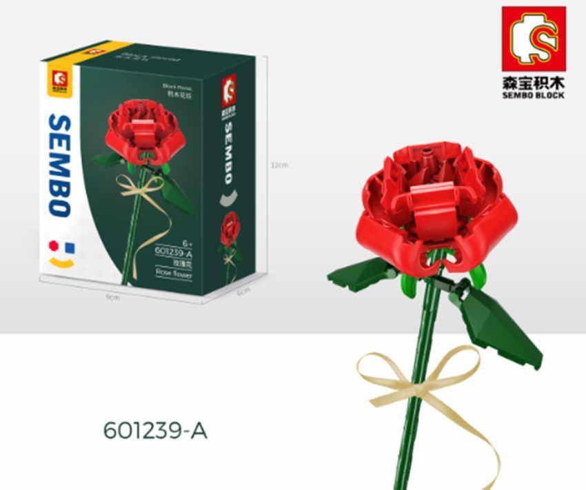 Fleur Rose rouge 601239A (SEM-601239-A) — Prix et comparaison | Brick Broker