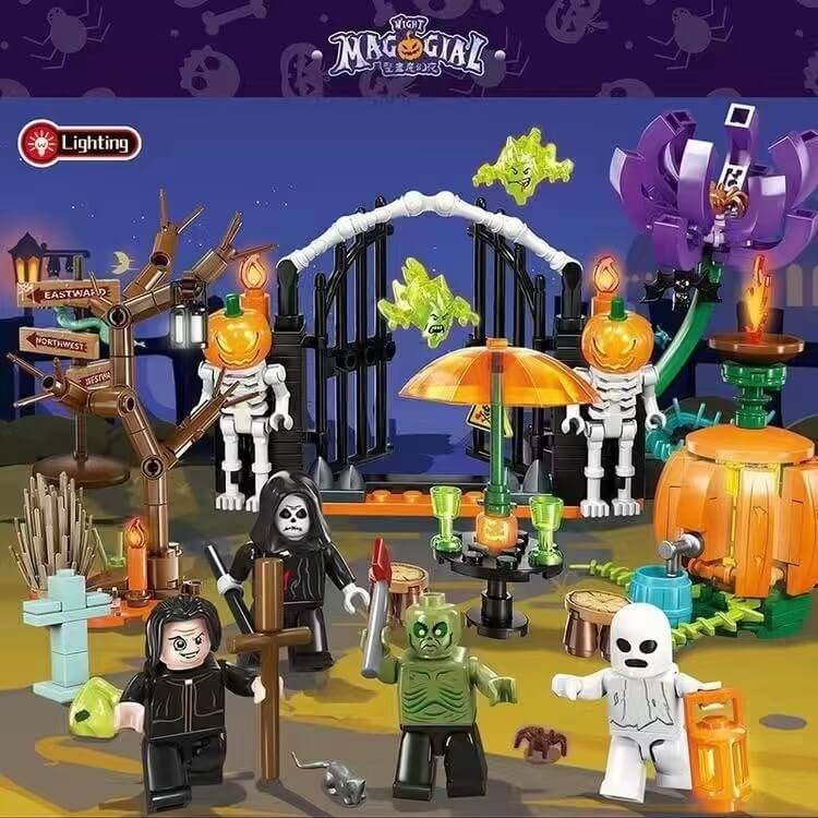 Tricky Magic Night - Décorations Halloween (4 sets) (SEM-605009) — Prix et comparaison | Brick Broker