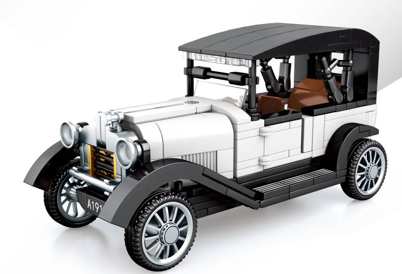 Classic Car Series Oldtimer weiß schwarz (SEM-607403) — Prix et comparaison | Brick Broker