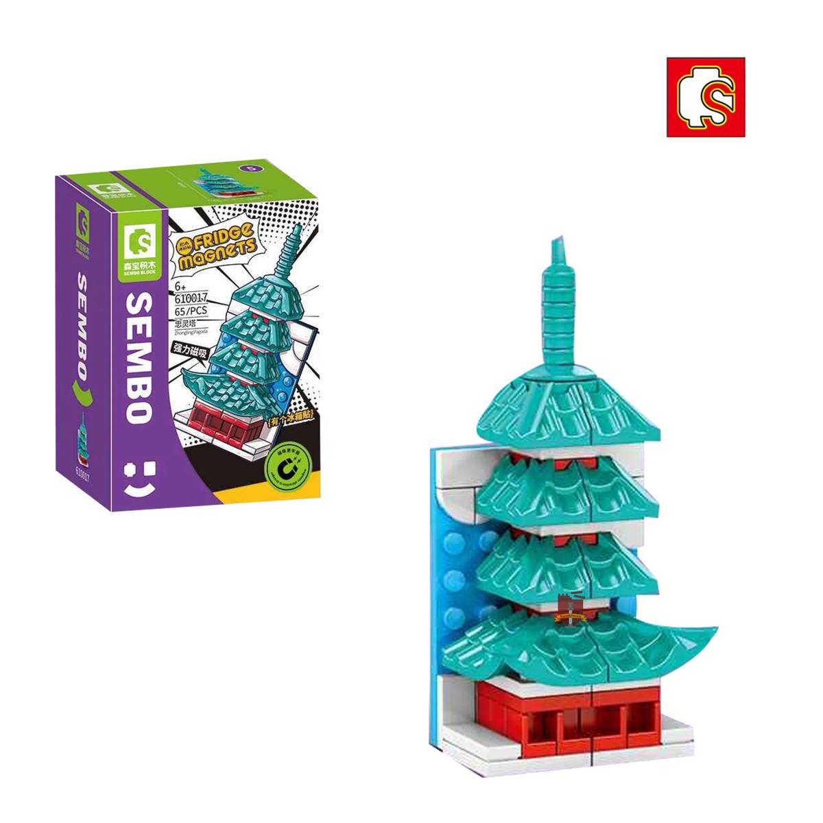 Aimant de réfrigérateur Tour chinoise (SEM-610017) — Prix et comparaison | Brick Broker