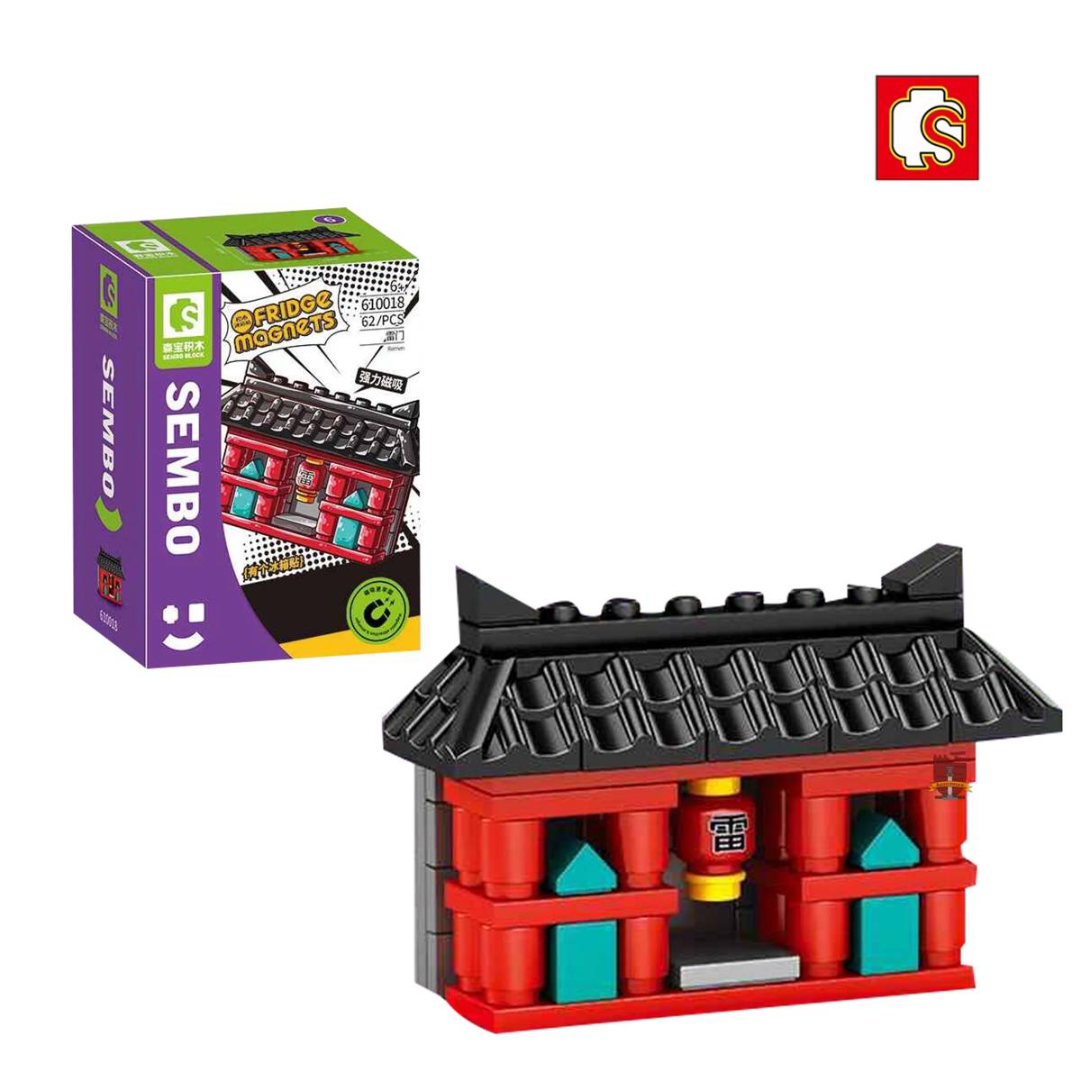 Aimant de réfrigérateur Temple chinois (SEM-610018) — Prix et comparaison | Brick Broker