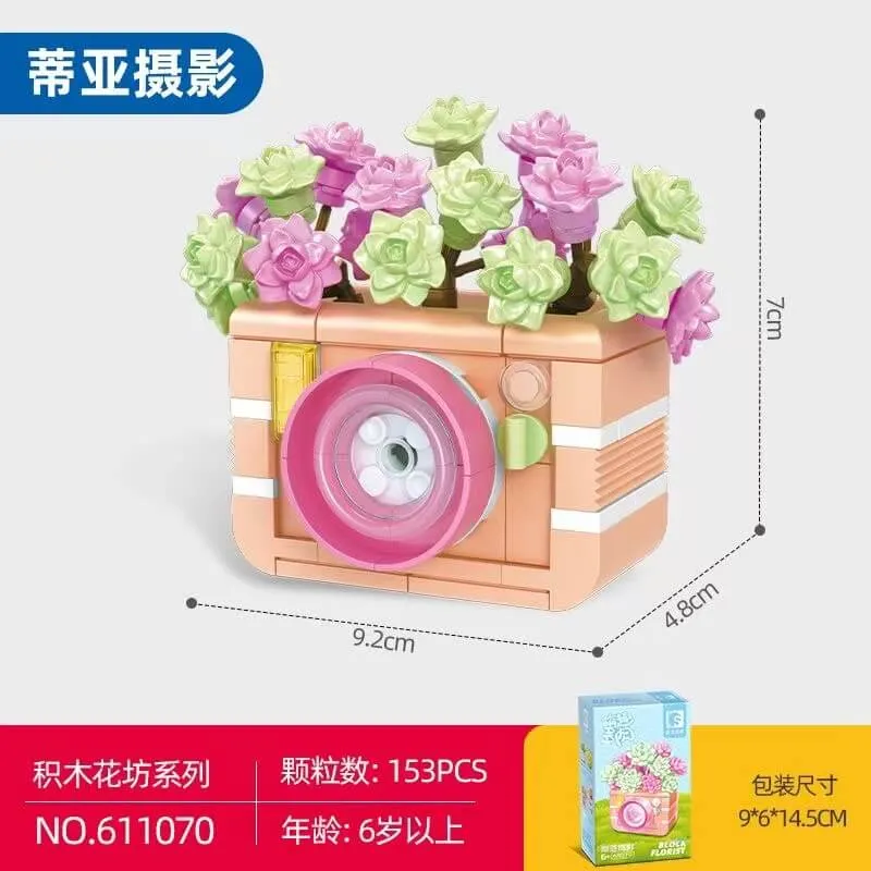 Sembo Flowers of Succulents and appliances • Set 611068