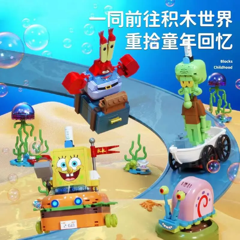 Sembo SpongeBob Family • Set 612211 • SetDB • Merlins Bricks