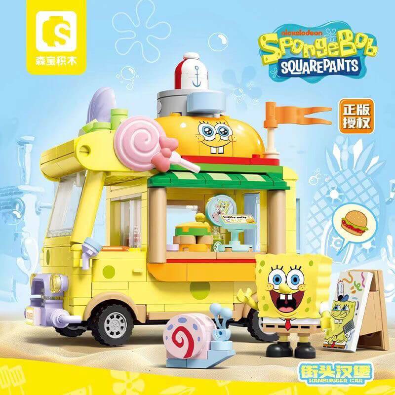 Camion de glaces Burger Bob l'éponge (SEM-612217) — Prix et comparaison | Brick Broker