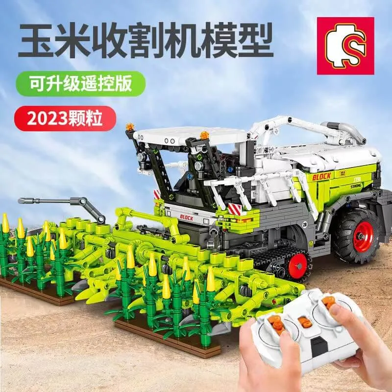 Farming in Miniature 本 Sembo Technic Farm Corn Harvester • Set 710000 • SetDB