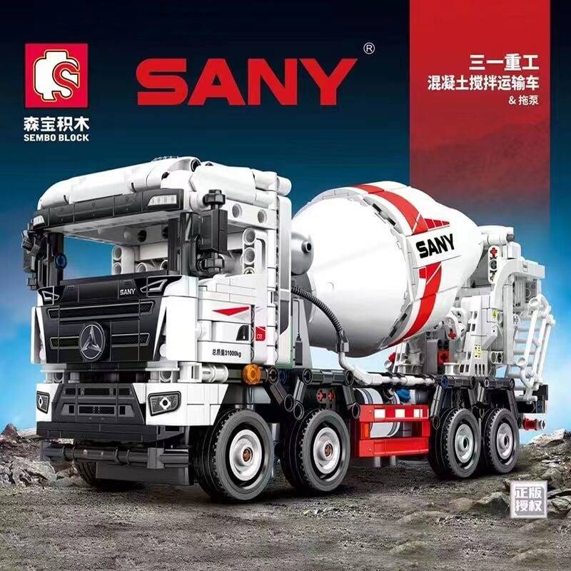 Camion mélangeur à béton SANY et pompe à remorque (SEM-712037) — Prix et comparaison | Brick Broker