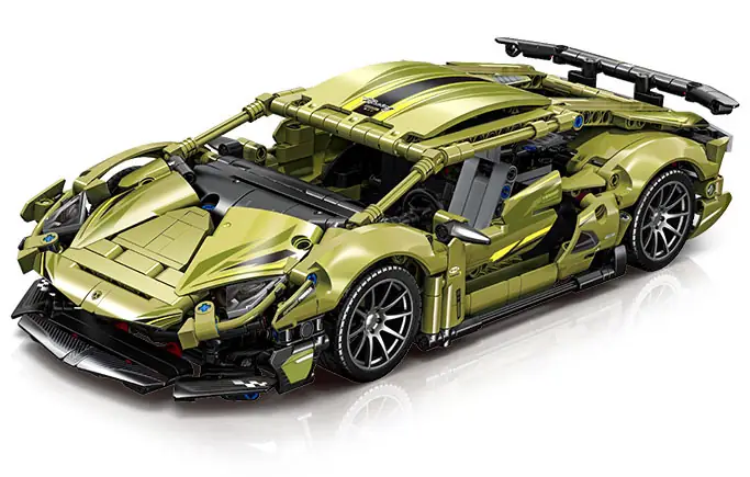 Sembo Lime Super Car • Set 715024 • SetDB • Merlins Bricks