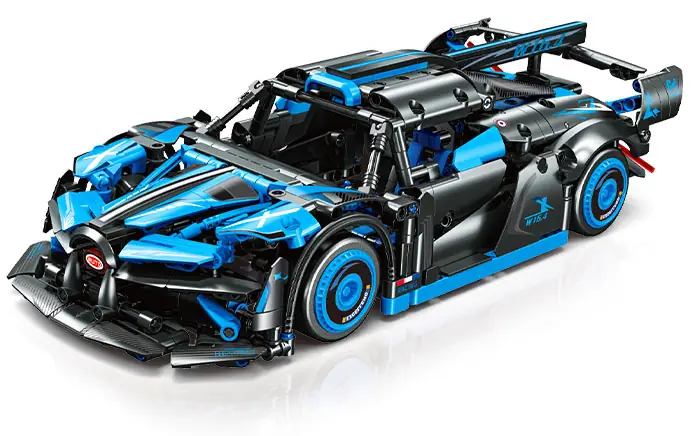 Sembo Blue Super Car • Set 715025 • SetDB • Merlins Bricks
