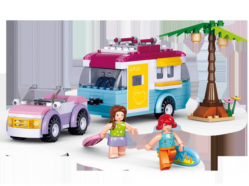 Voiture avec Caravane (SLB-M38-B0606) — Prix et comparaison | Brick Broker