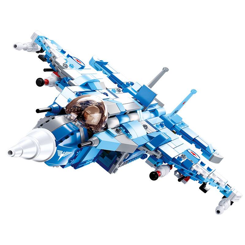 Set combiné d'avion de combat 6-en-1 (SLB-M38-B0665) — Prix et comparaison | Brick Broker