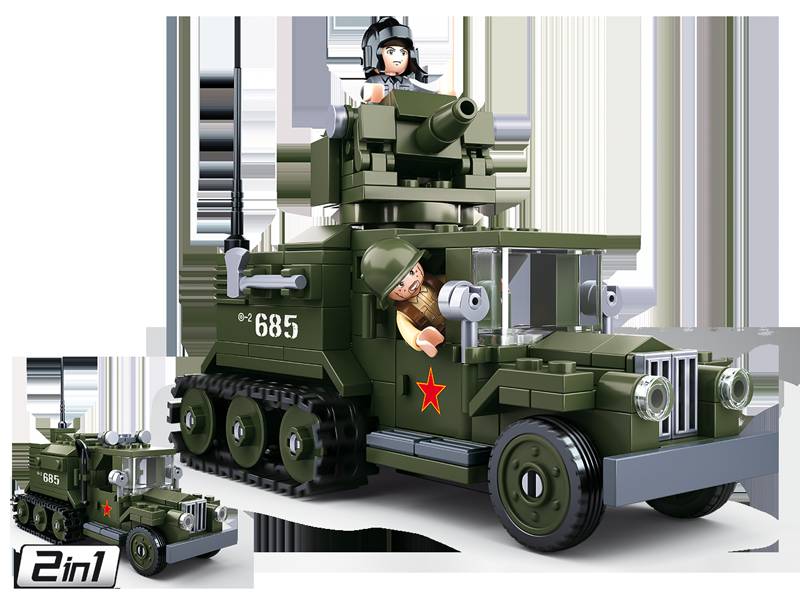 Half-Track allié 2 en 1 (SLB-M38-B0685) — Prix et comparaison | Brick Broker